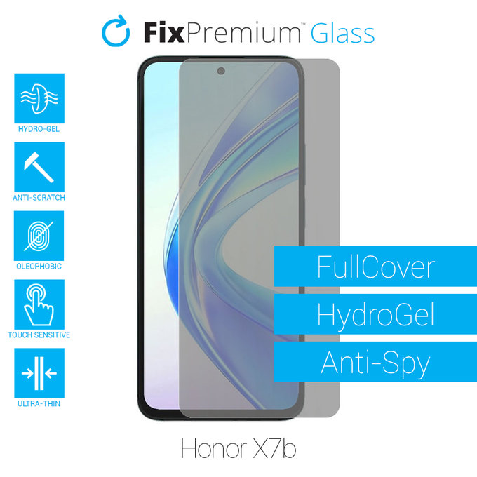 FixPremium HydroGel Anti-Spy - Folie protectoare pentru Honor X7b