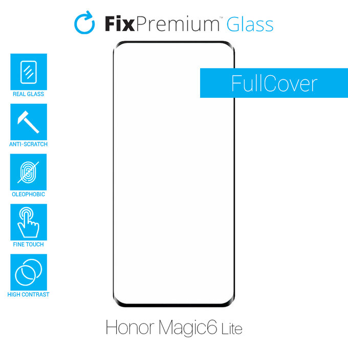 FixPremium FullCover Glass - Geam securizat pentru Honor Magic6 Lite