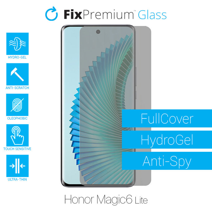 FixPremium HydroGel Anti-Spy - Folie protectoare pentru Honor Magic6 Lite