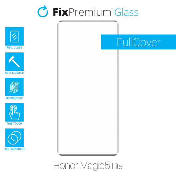 FixPremium FullCover Glass - Geam securizat pentru Honor Magic5 Lite