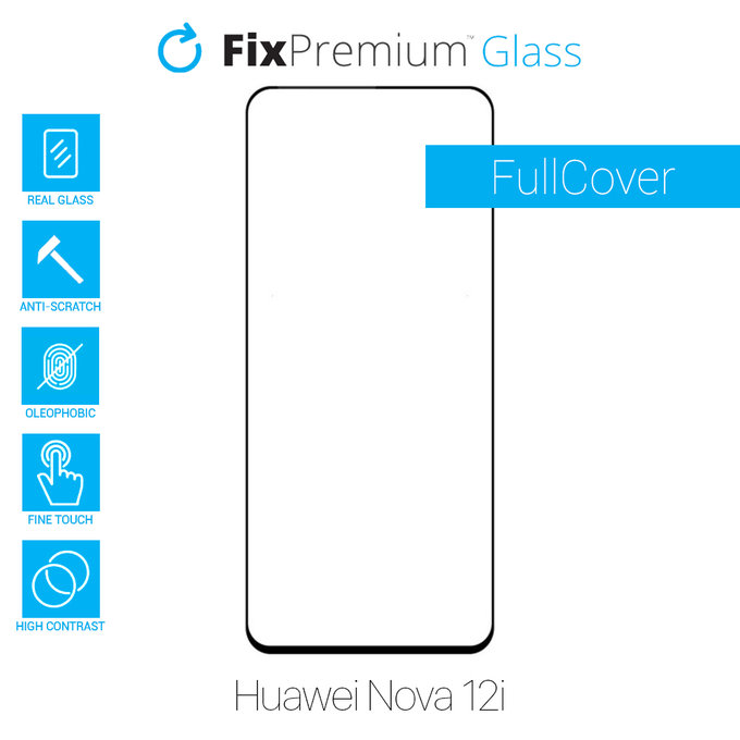 FixPremium FullCover Glass - Geam securizat pentru Huawei Nova 12i