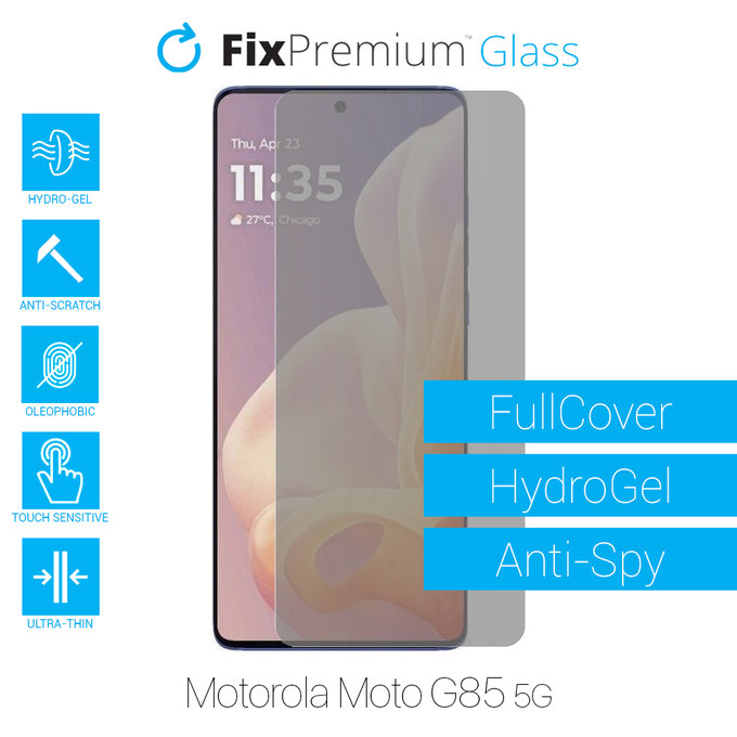 FixPremium HydroGel Anti-Spy - Folie protectoare pentru Motorola Moto G85 5G XT2427