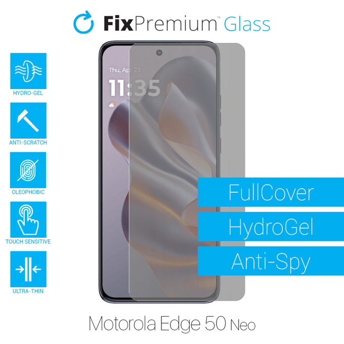 FixPremium HydroGel Anti-Spy - Folie protectoare pentru Motorola Edge 50 Neo