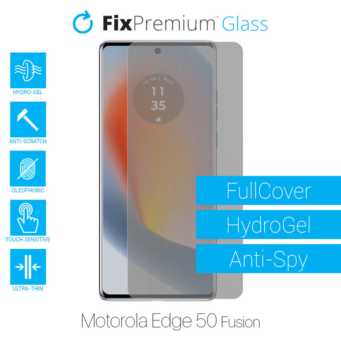 FixPremium HydroGel Anti-Spy - Folie protectoare pentru Motorola Edge 50 Fusion