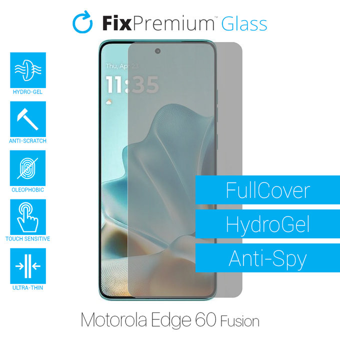 FixPremium HydroGel Anti-Spy - Folie protectoare pentru Motorola Edge 60 Fusion