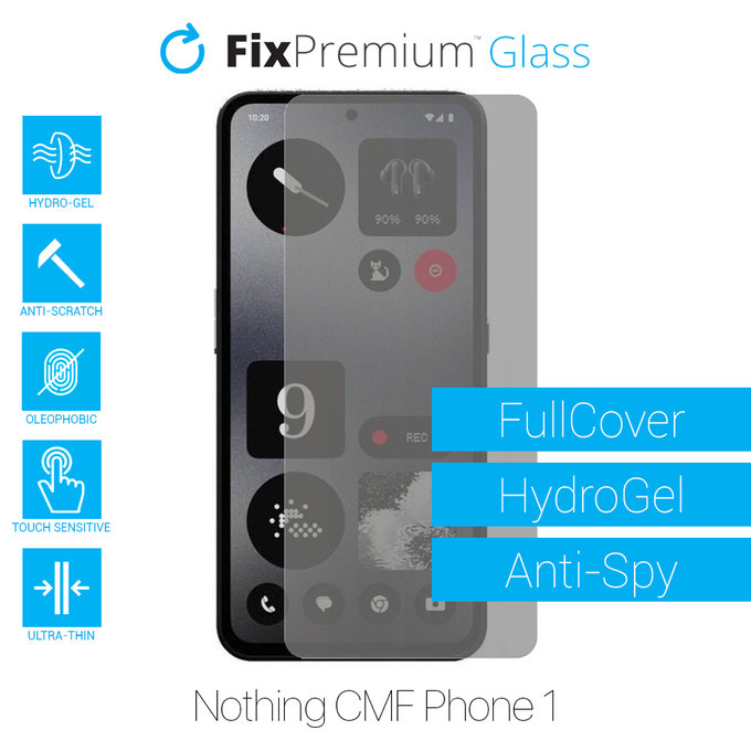 FixPremium HydroGel Anti-Spy - Folie protectoare pentru Nothing CMF Phone 1
