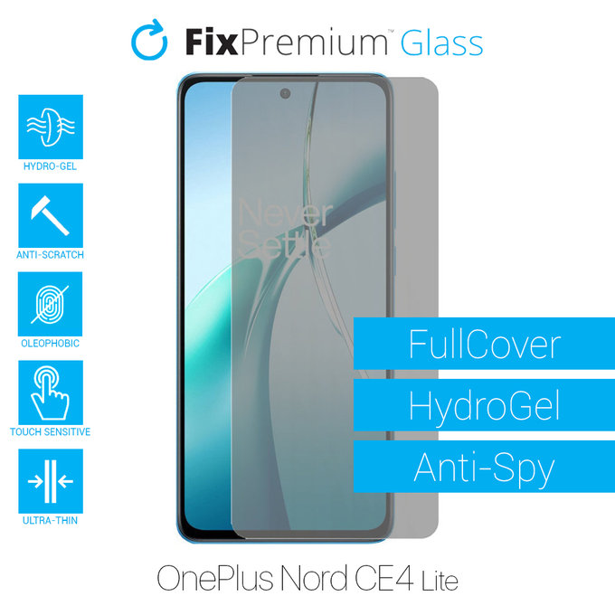 FixPremium HydroGel Anti-Spy - Folie protectoare pentru OnePlus Nord CE4 Lite