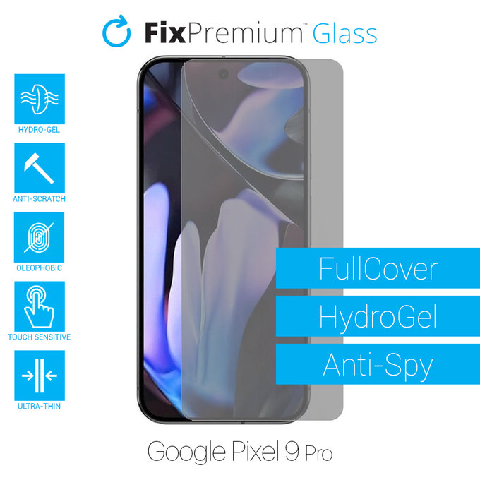 FixPremium HydroGel Anti-Spy - Folie protectoare pentru Google Pixel 9 Pro