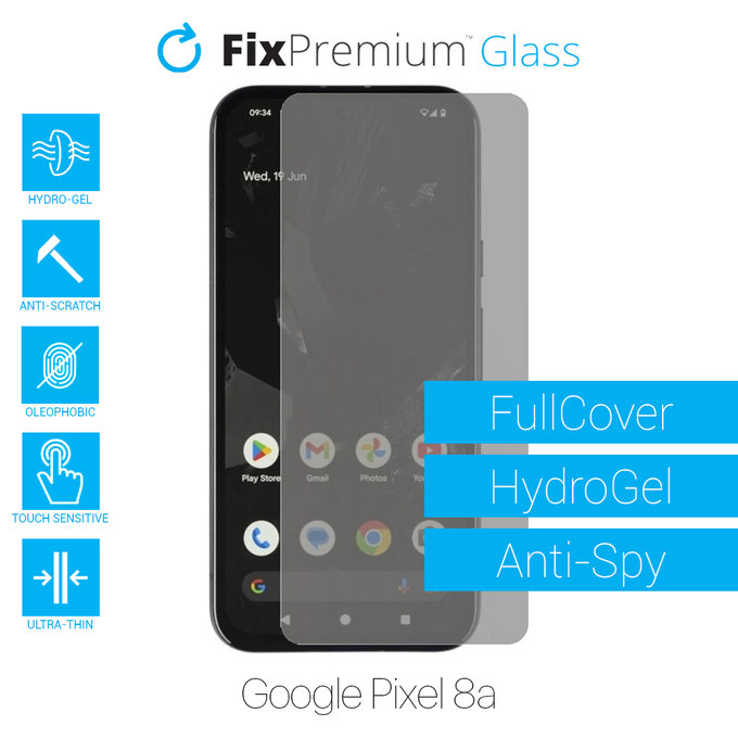 FixPremium HydroGel Anti-Spy - Folie protectoare pentru Google Pixel 8a