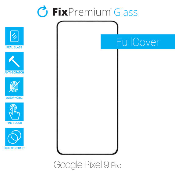 FixPremium FullCover Glass - Geam securizat pentru Google Pixel 9 Pro