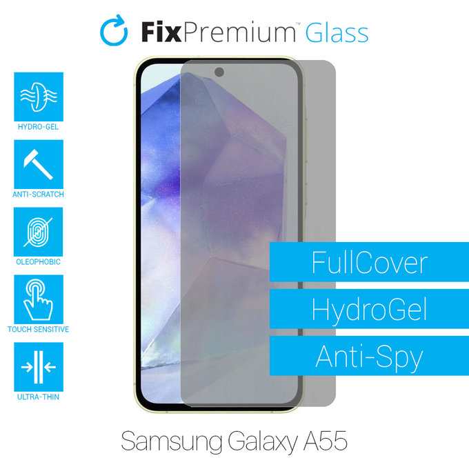 FixPremium HydroGel Anti-Spy - Folie protectoare pentru Samsung Galaxy A55 A556B