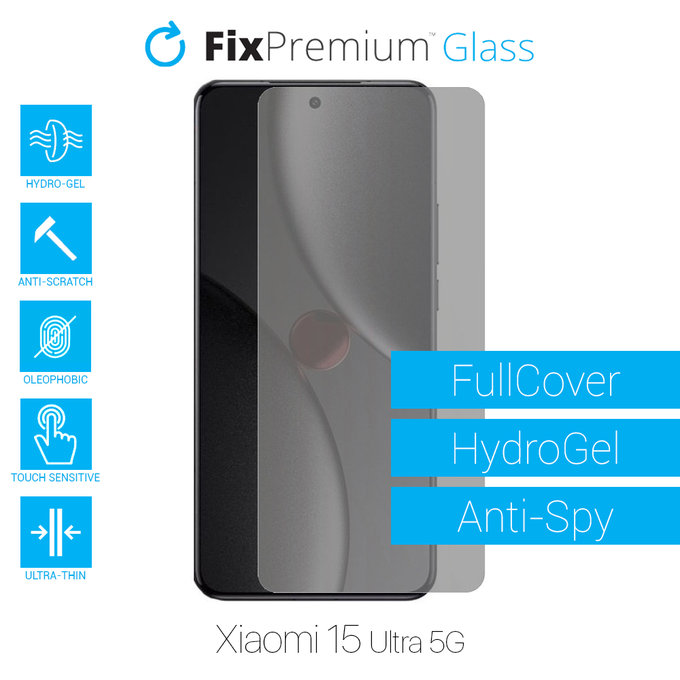 FixPremium HydroGel Anti-Spy - Folie protectoare pentru Xiaomi 15 Ultra 5G