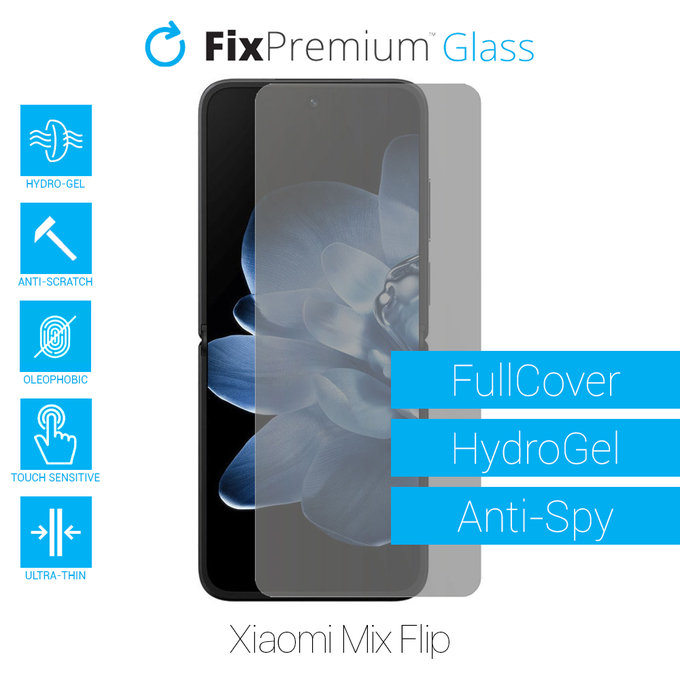 FixPremium HydroGel Anti-Spy - Folie protectoare pentru Xiaomi Mix Flip 2405CPX3DC
