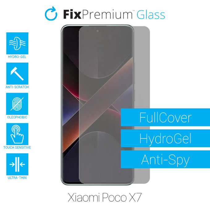 FixPremium HydroGel Anti-Spy - Folie protectoare pentru Xiaomi Poco X7
