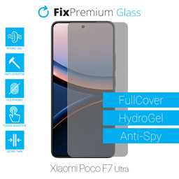 FixPremium HydroGel Anti-Spy - Folie protectoare pentru Xiaomi Poco F7 Ultra