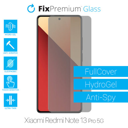FixPremium HydroGel Anti-Spy - Folie protectoare pentru Xiaomi Redmi Note 13 Pro 5G 2312DRA50C