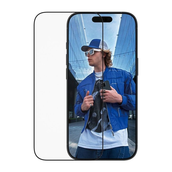 PanzerGlass - Sticlă UWF cu aplicator pentru iPhone 17/16 Pro, negru