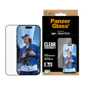 Sticlă securizată UWF cu aplicator pentru iPhone 17/16 Pro, Negru, PanzerGlass