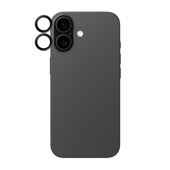 Protecție lentilă Hoops pentru iPhone 17/16 Plus/16, negru, PanzerGlass