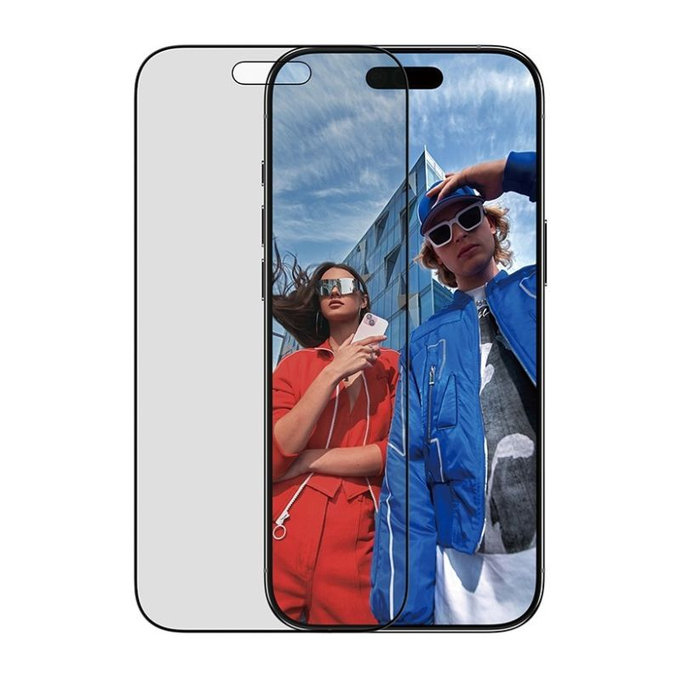 PanzerGlass - Sticlă UWF 2-Way Privacy cu aplicator pentru iPhone 17 Air, negru