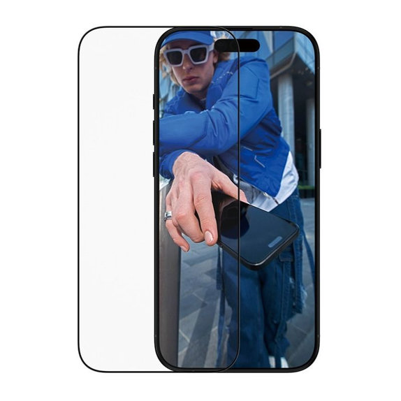 PanzerGlass - Sticlă UWF cu aplicator pentru iPhone 17 Air, negru
