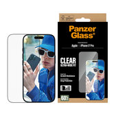 Sticlă securizată UWF cu aplicator pentru iPhone 17 Pro, Negru, PanzerGlass