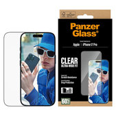 Sticlă securizată UWF cu aplicator pentru iPhone 17 Pro, Negru, PanzerGlass
