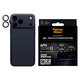 Protecție lentilă Hoops Ceramic II pentru iPhone 17 Pro Max/17 Pro/16 Pro Max/16 Pro, negru, PanzerGlass