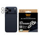 Protecție lentile cameră Hoops pentru iPhone 17 Pro Max/17 Pro/16 Pro Max/16 Pro, Glitter Silver, PanzerGlass