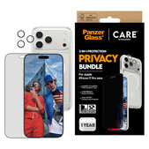 Bundle 3 în 1 Privacy pentru iPhone 17 PMax, PanzerGlass