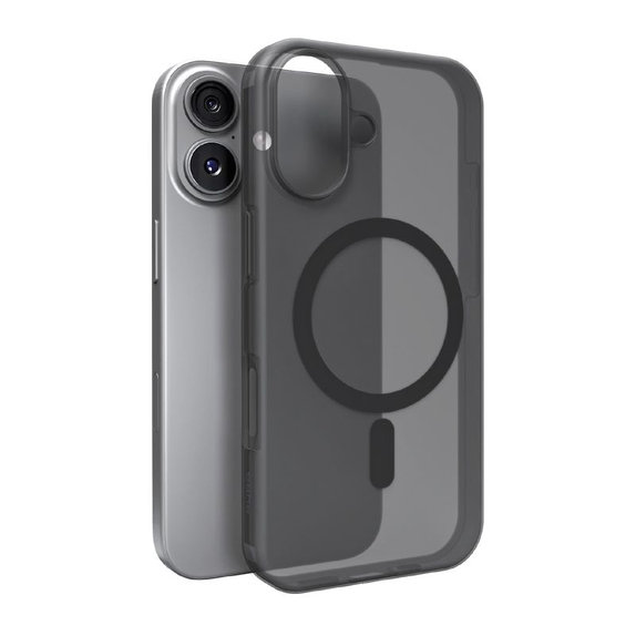 PURO - Husă DAYLIGHT cu MagSafe pentru iPhone 17, negru