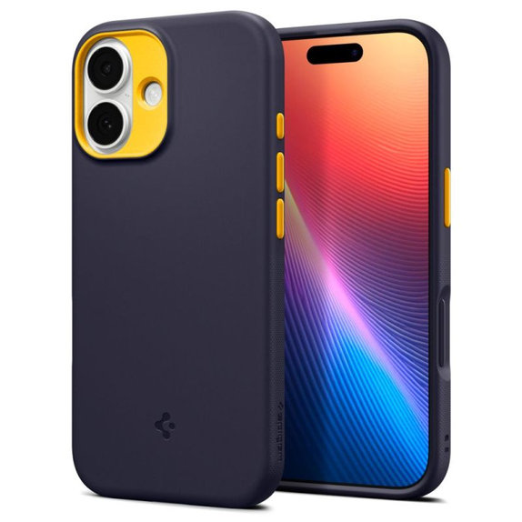 Spigen - Husă Nano Pop cu MagSafe pentru iPhone 17, Blueberry Navy