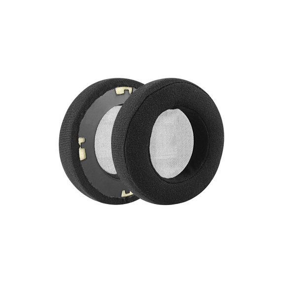 Perne de schimb pentru AKG K701, K702, Q701, Q702, K601, K612, K712, Spumă + Velur, Negru, 1 pereche