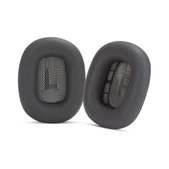 Perne de schimb pentru Apple AirPods Max, Spumă cu memorie + Piele, Negru, 1 pereche