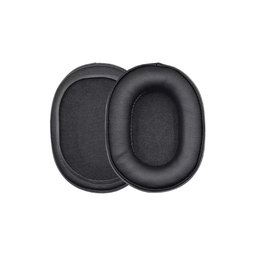Perne de schimb pentru Audio-Technica ATH-MSR7, ATH-M50x, Spumă cu memorie + Piele, Negru, 1 pereche