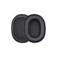 Perne de schimb pentru Audio-Technica ATH-MSR7, ATH-M50x, Spumă cu memorie + Piele, Negru, 1 pereche