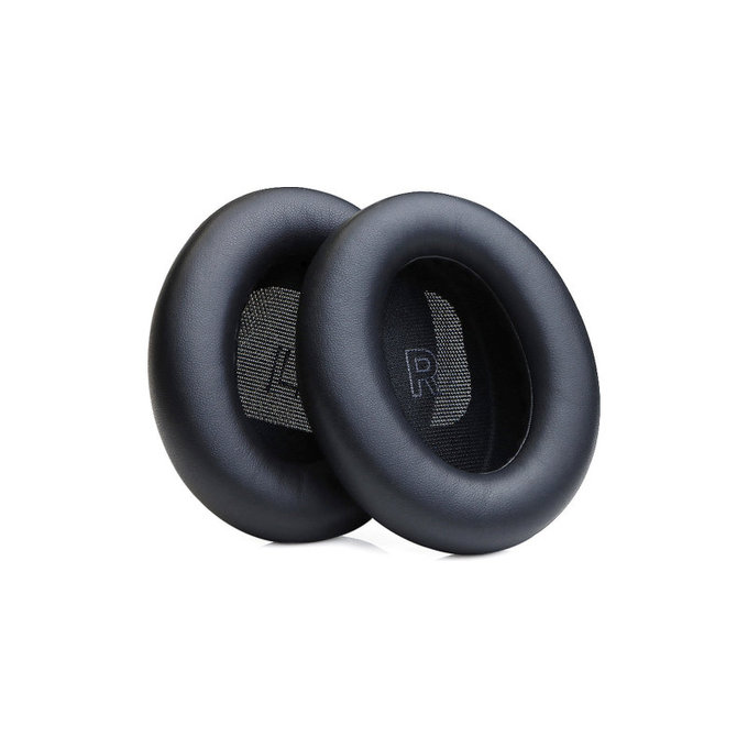 Perne de schimb pentru Bose QC Ultra, Spumă cu memorie + piele PU, Negru, 1 pereche