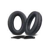 Perne de schimb pentru Bose Aviation A10, A20, Spumă cu memorie + piele PU, Negru, 1 pereche