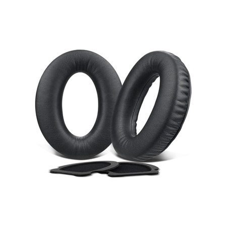 Perne de schimb pentru Bose Aviation A10, A20, Spumă cu memorie + piele PU, Negru, 1 pereche