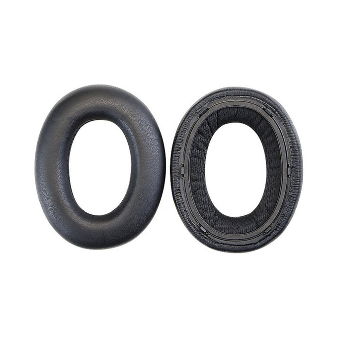 Perne de schimb pentru Bowers & Wilkins PX7, Spumă cu memorie + piele PU, Negru, 1 pereche