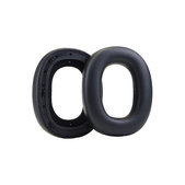 Perne de schimb pentru Bowers & Wilkins PX8, PX7S2, Spumă cu memorie + piele PU, Negru, 1 pereche