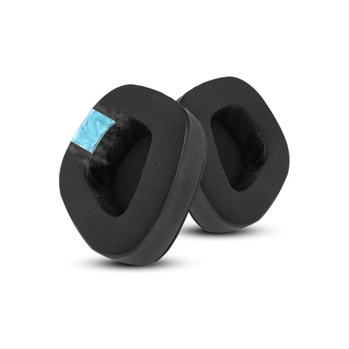 Perne de schimb pentru Corsair Void RGB Pro, Spumă cu memorie + Textil, Negru, Gel răcoritor, 1 pereche