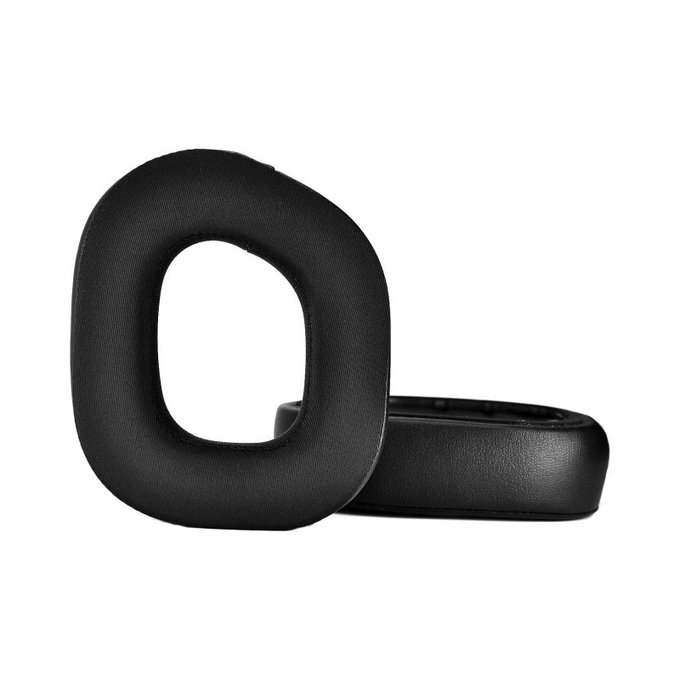 Perne de schimb pentru Corsair HS80, Spumă cu memorie + Textil, Negru, Gel răcoritor, 1 pereche