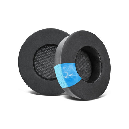 Perne de schimb pentru Corsair Virtuoso RGB, Spumă cu memorie + Textil, Negru, Gel răcoritor, 1 pereche