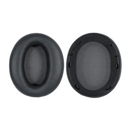 Perne de schimb pentru Edifier W820NB, Spumă cu memorie + piele PU, Negru, 1 pereche