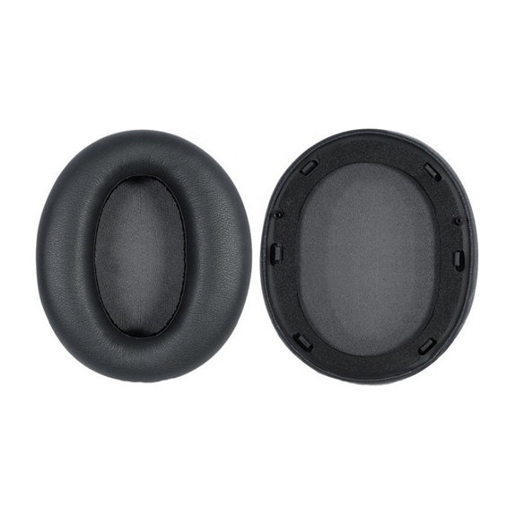 Perne de schimb pentru Edifier W820NB, Spumă cu memorie + piele PU, Negru, 1 pereche