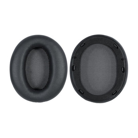 Perne de schimb pentru Edifier W820NB, Spumă cu memorie + piele PU, Negru, 1 pereche