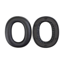 Perne de schimb pentru Edifier W860NB Pro, WH950NB, Spumă cu memorie + piele PU, Negru, 1 pereche