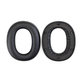 Perne de schimb pentru Edifier W860NB Pro, WH950NB, Spumă cu memorie + Piele, Negru, 1 pereche