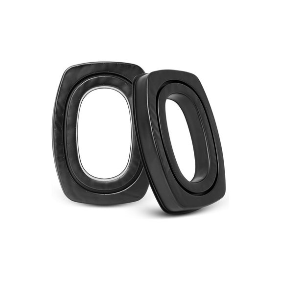 Perne de schimb pentru Howard Leight Impact, Spumă cu memorie + Piele, Negru, Gel răcoritor, 1 pereche